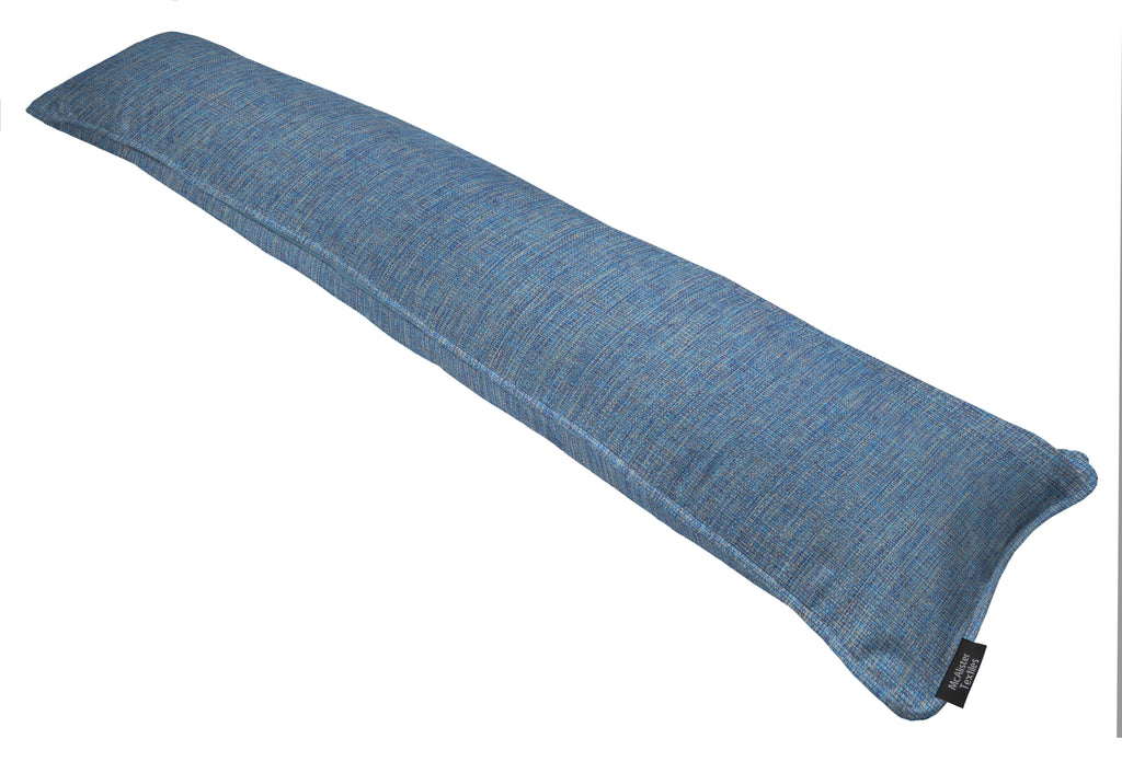 McAlister Textiles Capri Mid Blue Draught Excluders Draught Excluders 