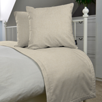 Load image into Gallery viewer, McAlister Textiles Capri Natural Bed Runners Throws and Runners 
