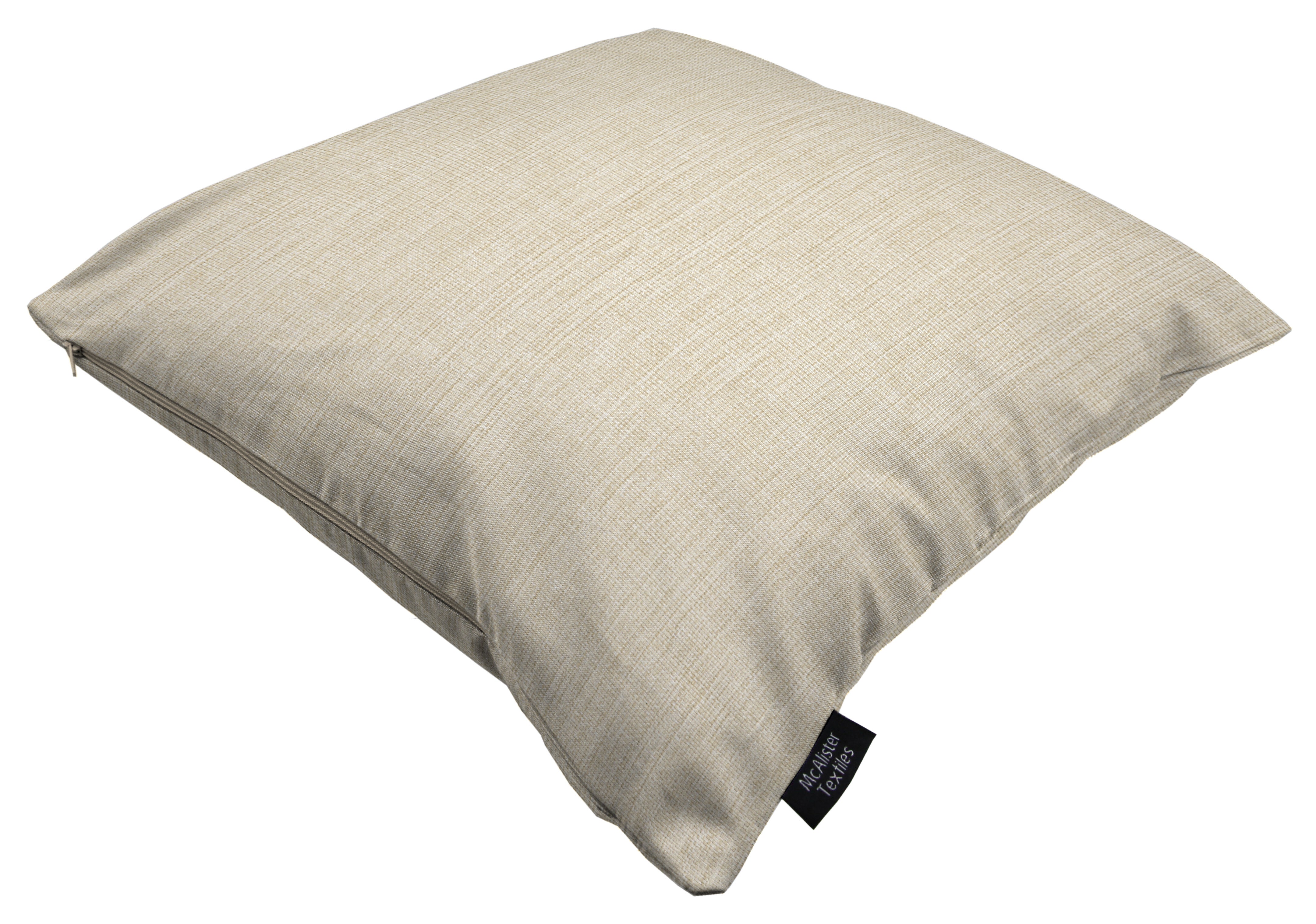 McAlister Textiles Capri Natural Plain Cushion Cushions and Covers 