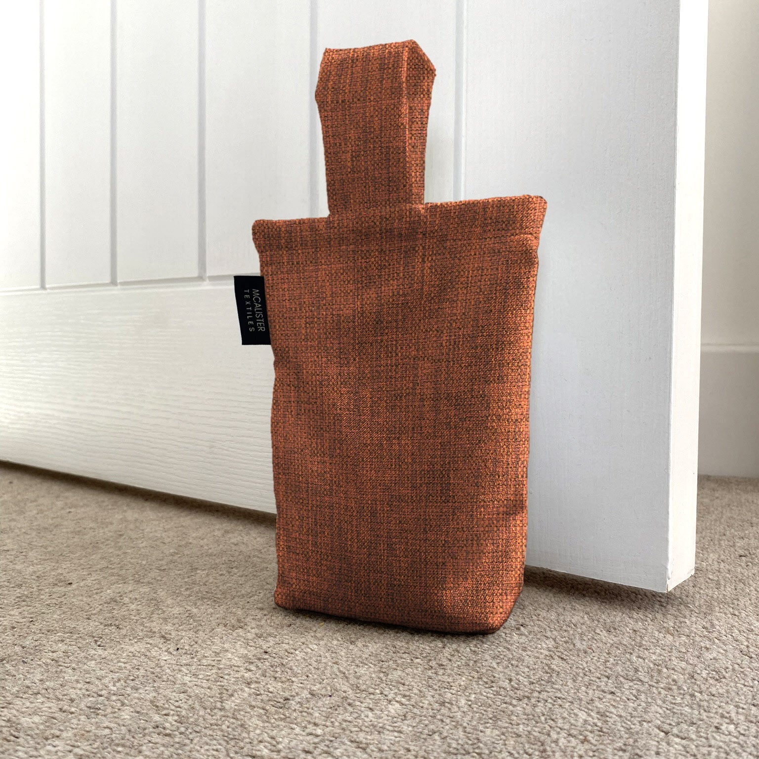 McAlister Textiles Capri Terracotta Doorstop Doorstops 