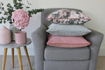 Load image into Gallery viewer, McAlister Textiles Matt Dove Grey Piped Velvet Cushion Cushions and Covers 
