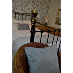 Load image into Gallery viewer, McAlister Textiles Matt Dove Grey Piped Velvet Cushion Cushions and Covers 
