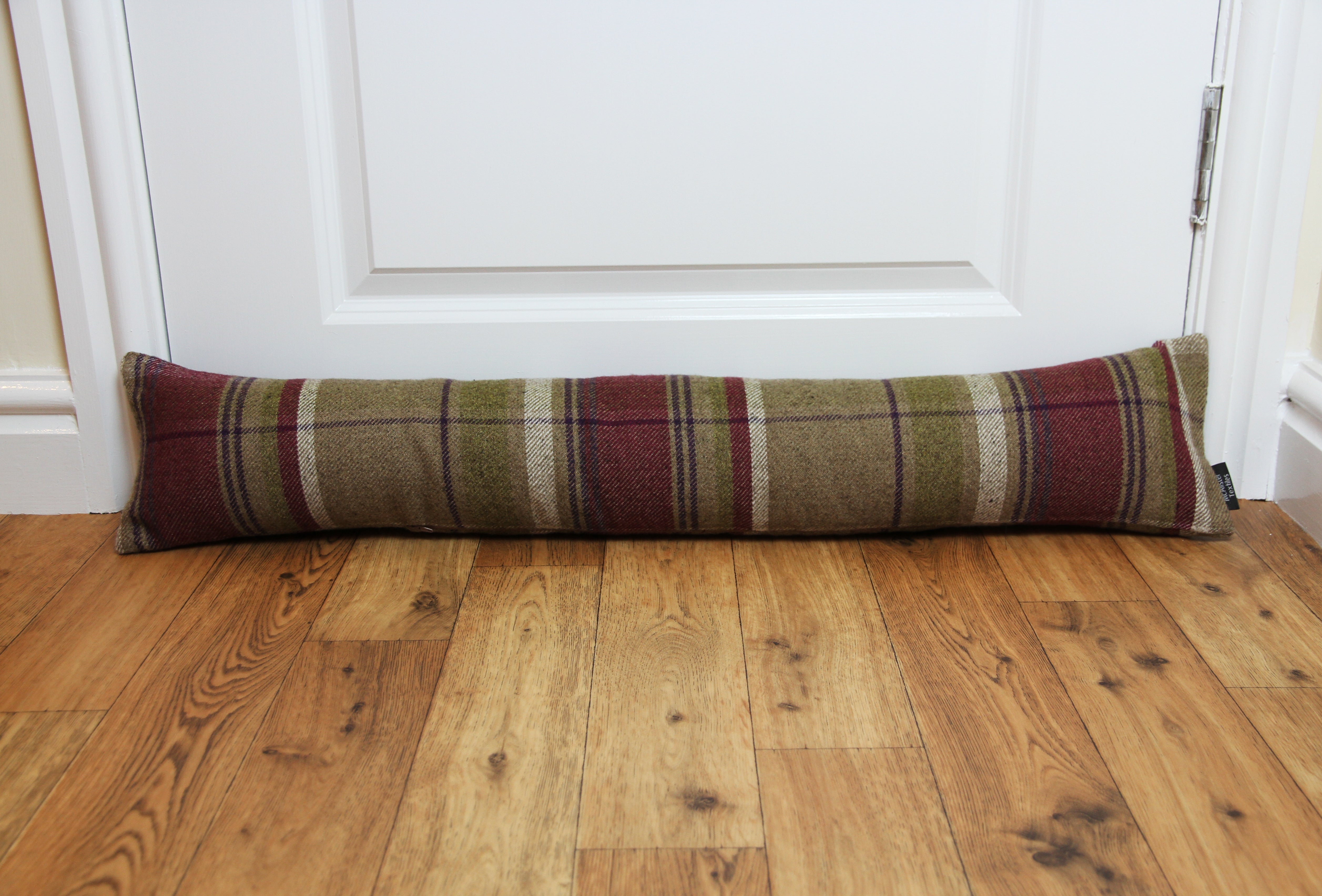 McAlister Textiles Heritage Purple + Green Tartan Draught Excluder Draught Excluders 