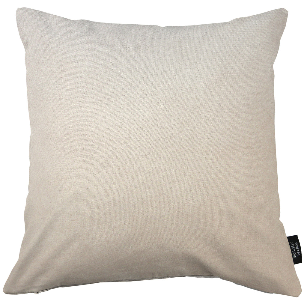 McAlister Textiles Matt Champagne Gold Velvet Modern Look Plain Cushion Cushions and Covers 