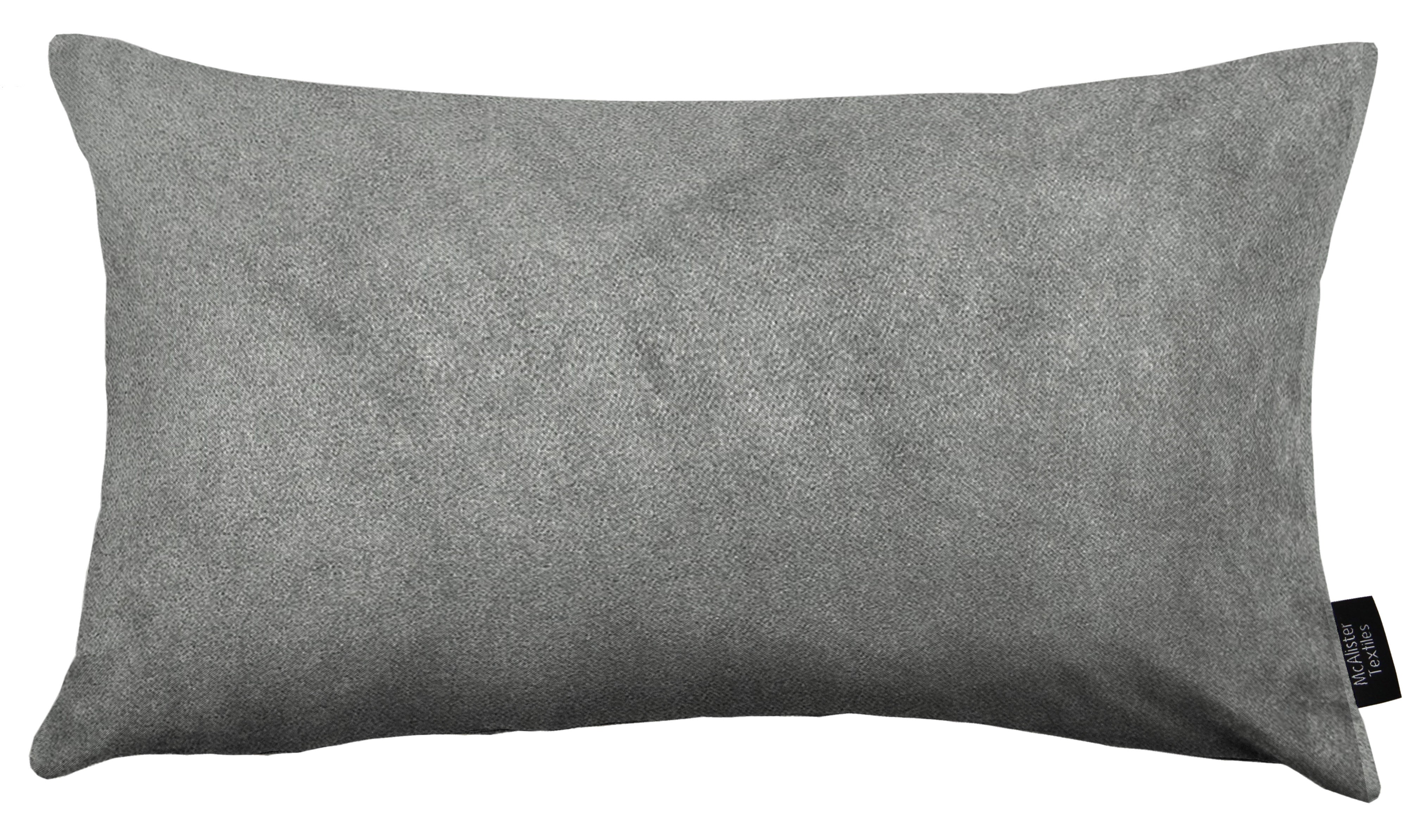 McAlister Textiles Matt Silver Grey Velvet Modern Look Plain Cushion Cushions and Covers 