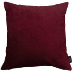 Load image into Gallery viewer, McAlister Textiles Matt Wine Red Velvet Modern Look Plain Cushion Cushions and Covers 
