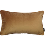 Load image into Gallery viewer, McAlister Textiles Matt Caramel Gold Piped Velvet Cushion Cushions and Covers 
