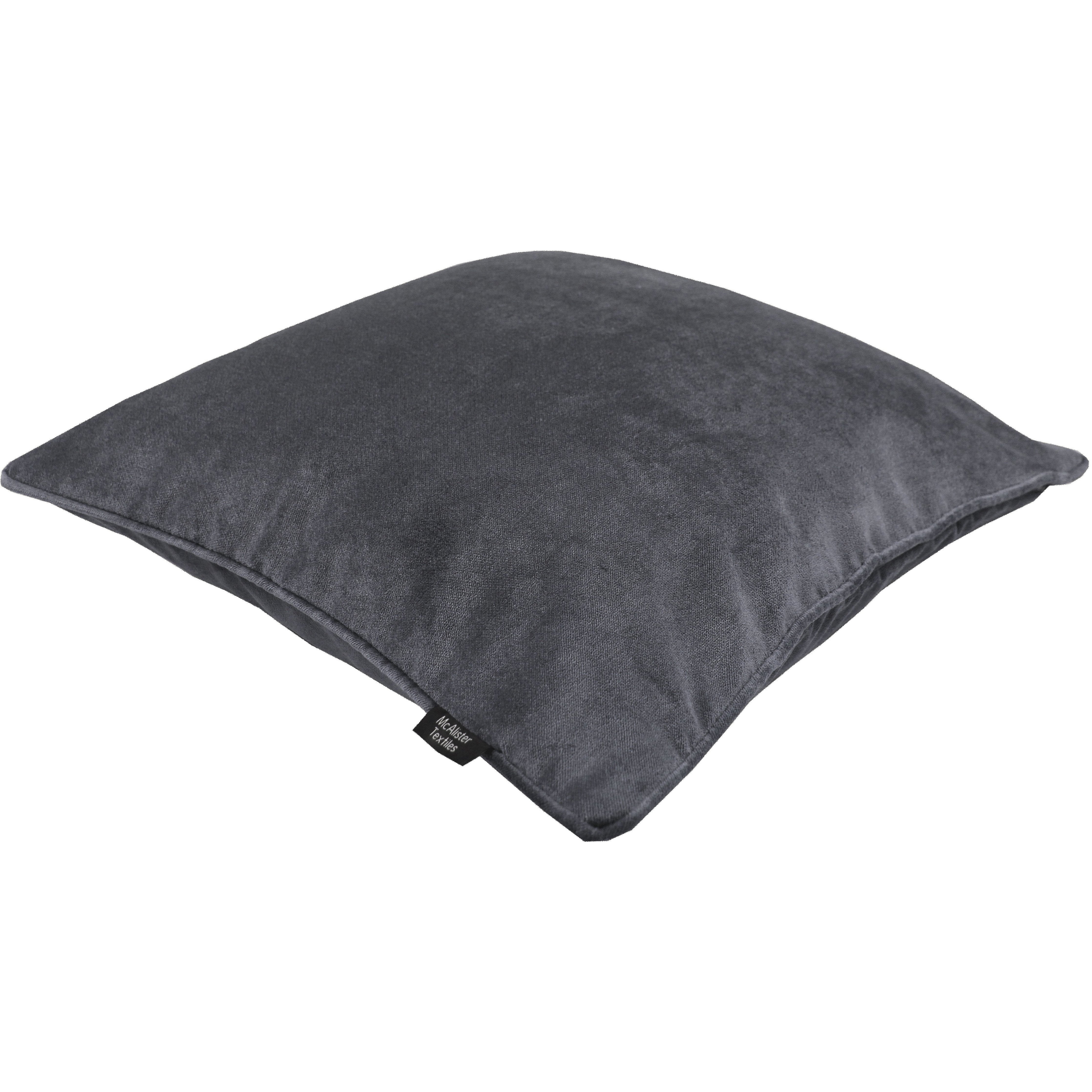 Charcoal velvet cushion best sale