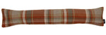 Load image into Gallery viewer, McAlister Textiles Heritage Burnt Orange + Grey Tartan Draught Excluder Draught Excluders 
