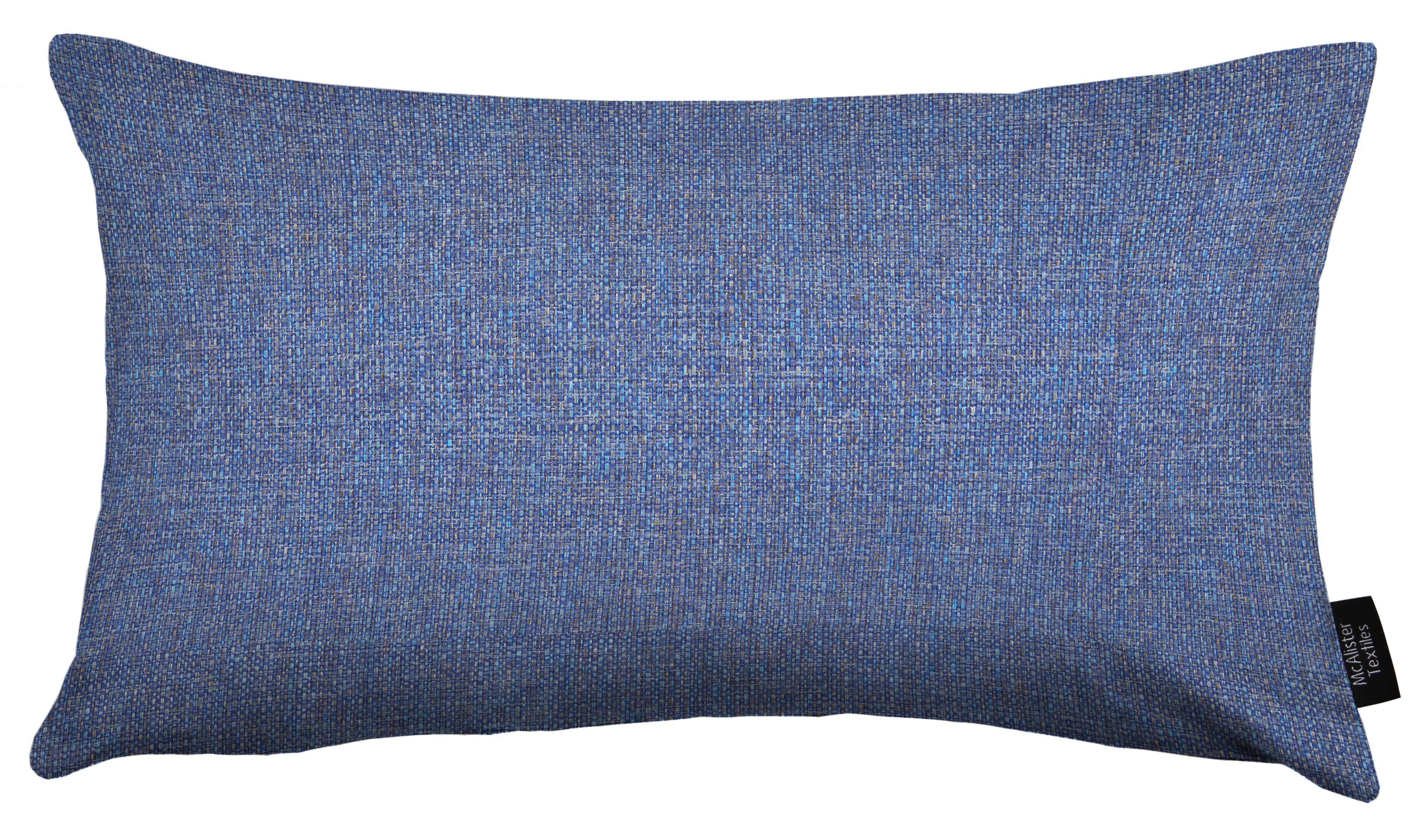 McAlister Textiles Roma Blue Woven Cushion Cushions and Covers 