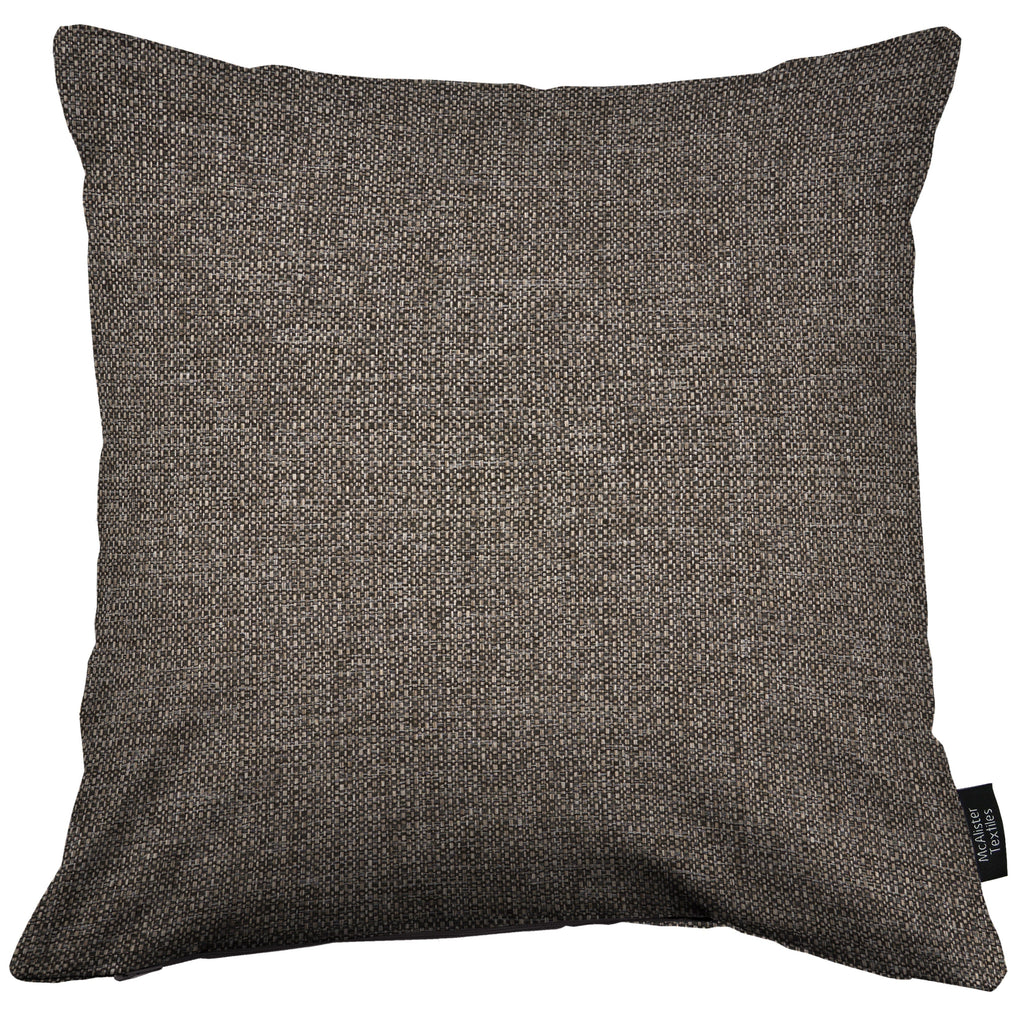 McAlister Textiles Roma Charcoal Woven Cushion Cushions and Covers 