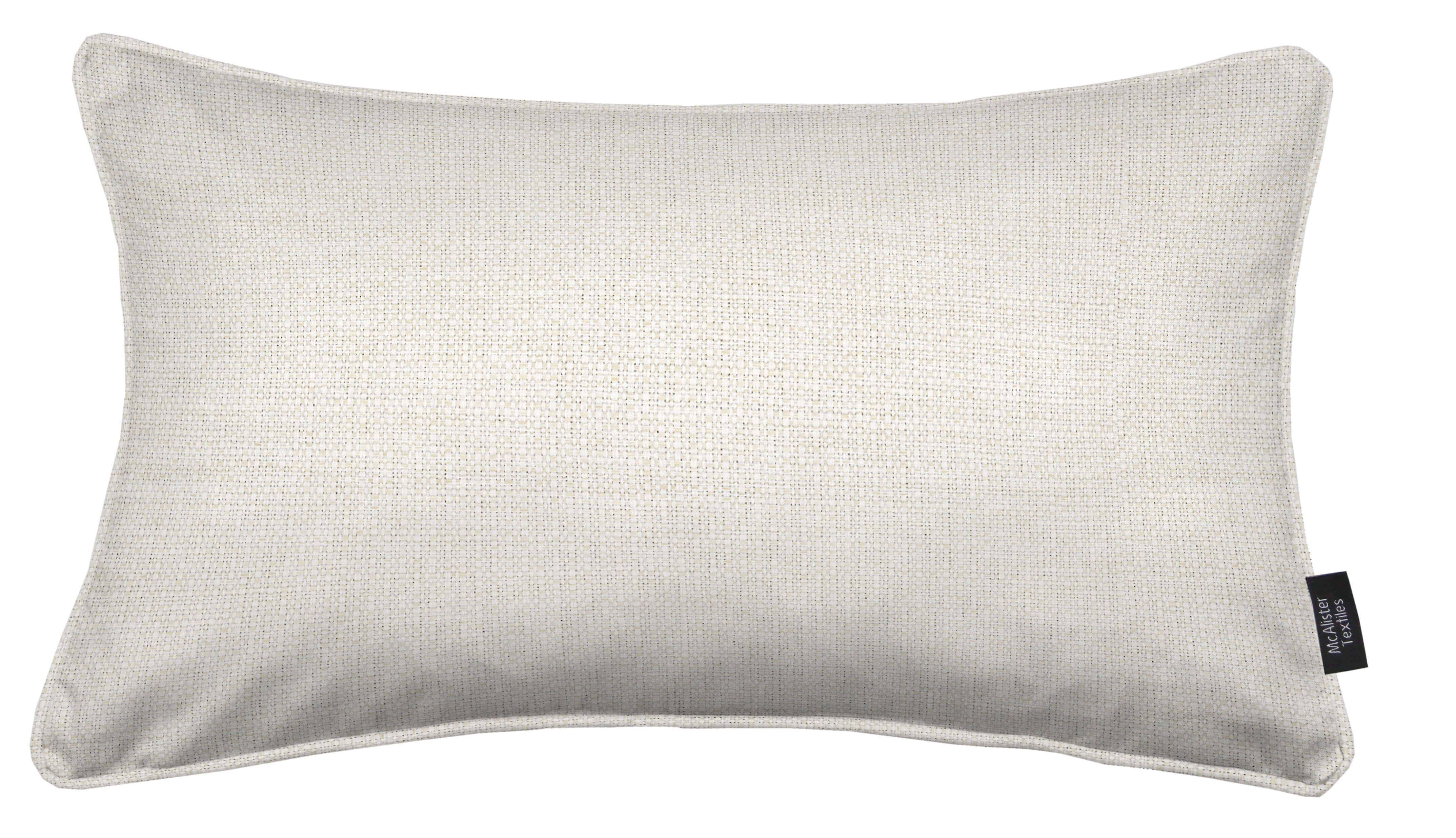 McAlister Textiles Roma Cream Piped Cushion Cushions and Covers 