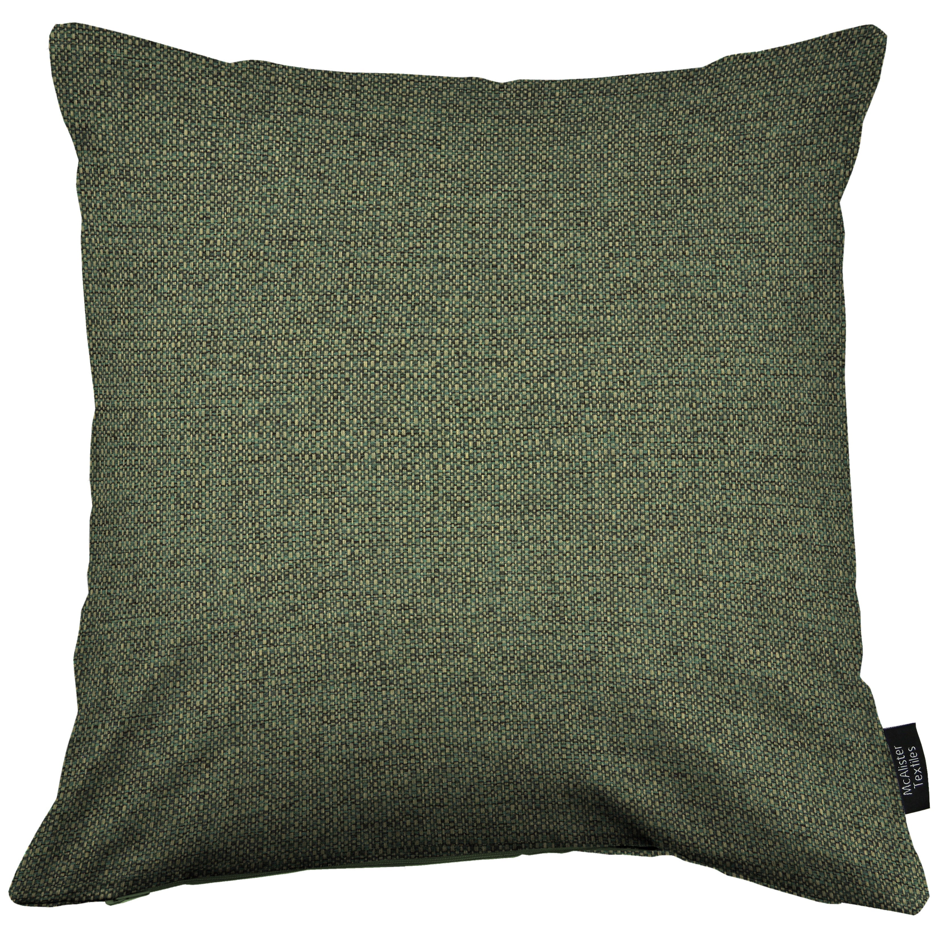 McAlister Textiles Roma Green Woven Cushion Cushions and Covers 