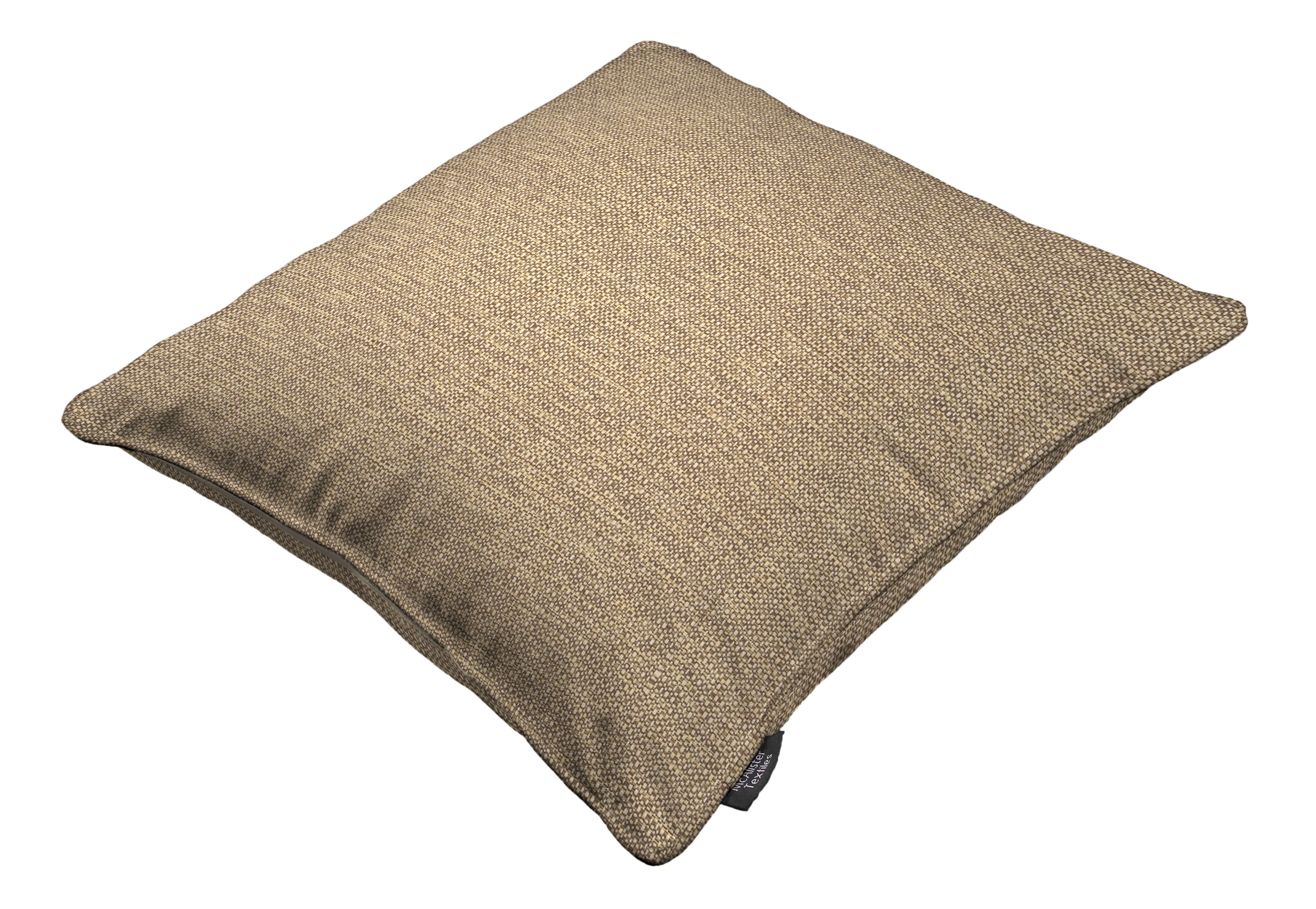 McAlister Textiles Roma Mocha Piped Cushion Cushions and Covers Cover Only 43cm x 43cm 