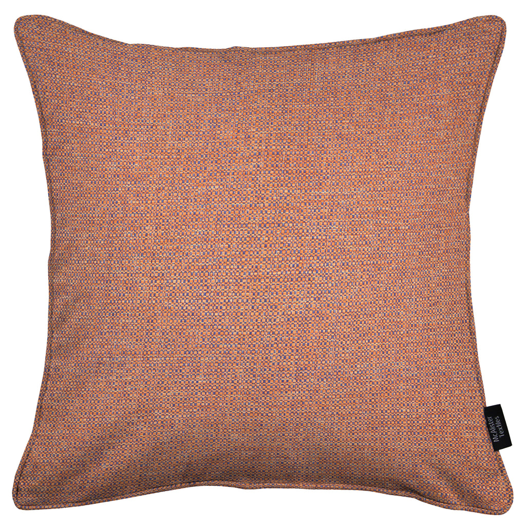 McAlister Textiles Roma Terracotta Piped Cushion Cushions and Covers 