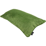 Load image into Gallery viewer, McAlister Textiles Matt Fern Green Piped Velvet Cushion Cushions and Covers 
