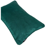 Load image into Gallery viewer, McAlister Textiles Matt Emerald Green Piped Velvet Cushion Cushions and Covers 
