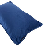 Load image into Gallery viewer, McAlister Textiles Matt Navy Blue Piped Velvet Cushion Cushions and Covers 
