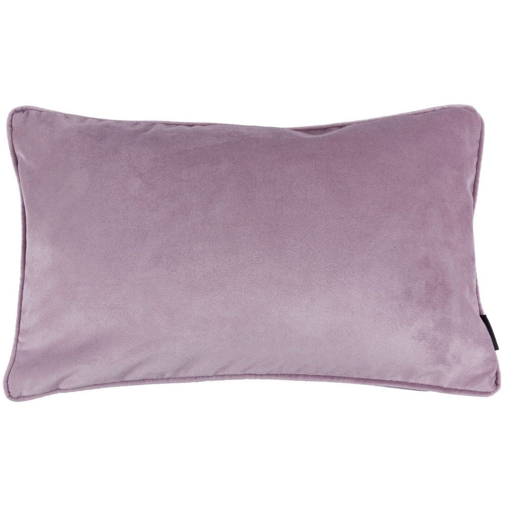 Lilac Velvet Cushion in Matt Purple McAlister Textiles