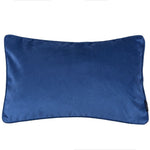 Load image into Gallery viewer, McAlister Textiles Matt Navy Blue Piped Velvet Cushion Cushions and Covers 
