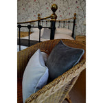 Load image into Gallery viewer, McAlister Textiles Matt Charcoal Grey Contrast Piped Velvet Cushion Cushions and Covers 
