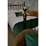 Load image into Gallery viewer, McAlister Textiles Matt Moss Green Piped Velvet Cushion Cushions and Covers 
