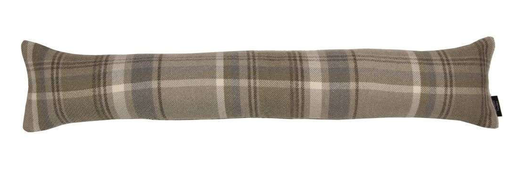 McAlister Textiles Heritage Beige Cream Tartan Draught Excluder Draught Excluders 