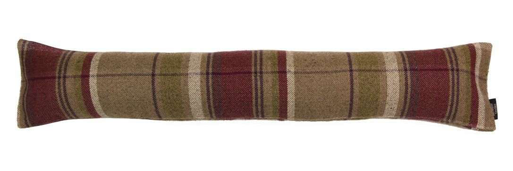 McAlister Textiles Heritage Purple + Green Tartan Draught Excluder Draught Excluders 