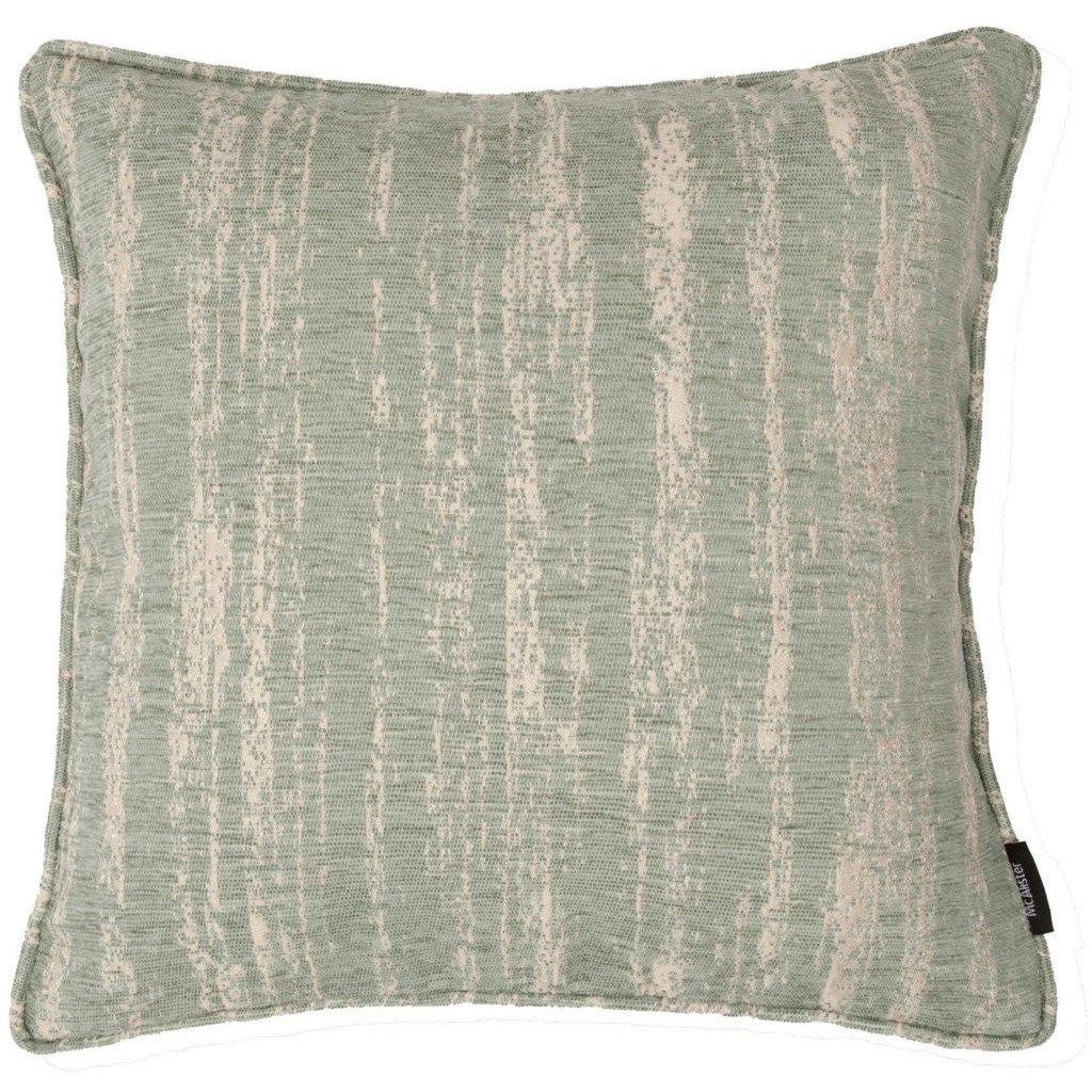 McAlister Textiles Textured Chenille Duck Egg Blue Cushion Cushions and Covers Polyester Filler 49cm x 49cm 