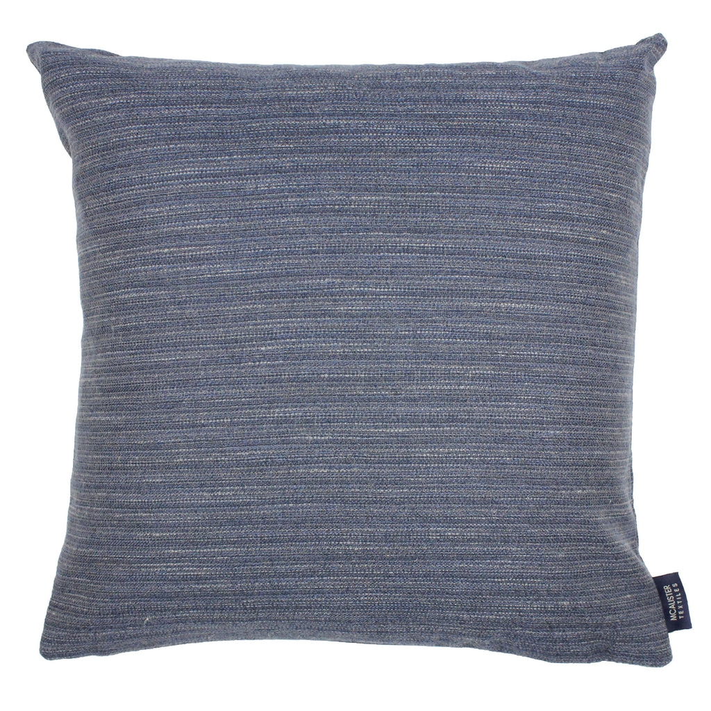 McAlister Textiles Hamleton Navy Blue Textured Plain Cushion Cushions and Covers Cover Only 43cm x 43cm 