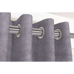 Load image into Gallery viewer, McAlister Textiles Matt Soft Silver Velvet Curtains Tailored Curtains 

