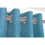 Load image into Gallery viewer, McAlister Textiles Matt Duck Egg Blue Velvet Curtains Tailored Curtains 
