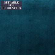 Matt Blue Teal Velvet Fabric