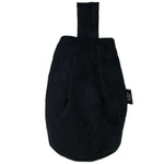 Load image into Gallery viewer, McAlister Textiles Matt Black Velvet Tablet Stand Mini Bean Bag 
