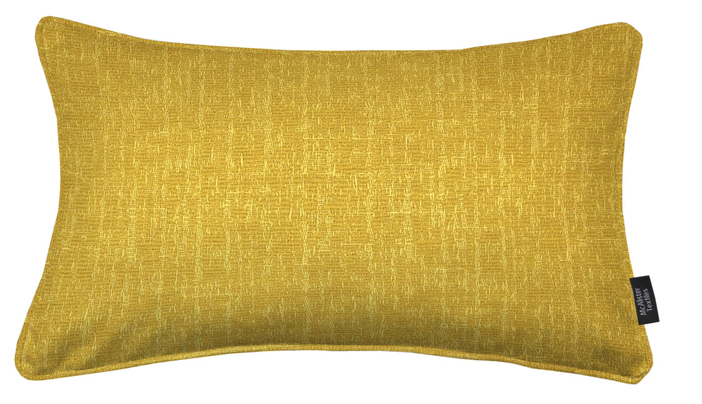 McAlister Textiles Eternity Ochre Chenille Pillow Pillow Cover Only 50cm x 30cm 