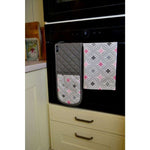 Load image into Gallery viewer, McAlister Textiles Laila Pink Cotton Print Single Oven Mitt Kitchen Accessories 
