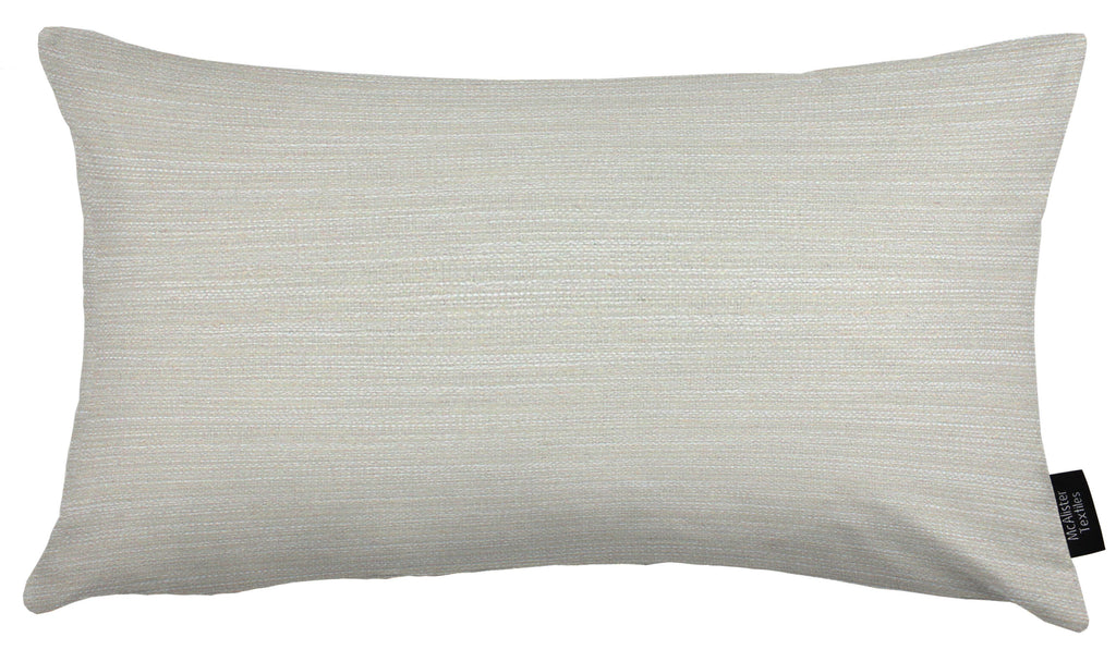 McAlister Textiles Hamleton Natural Textured Plain Pillow Pillow Cover Only 50cm x 30cm 