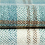 Load image into Gallery viewer, McAlister Textiles Heritage Tartan Duck Egg Blue Curtain Fabric Fabrics 

