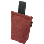 Load image into Gallery viewer, McAlister Textiles Herringbone Boutique Red + Grey Door Stop Doorstops 
