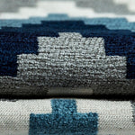 Load image into Gallery viewer, McAlister Textiles Navajo Navy Blue Striped Fabric Fabrics 
