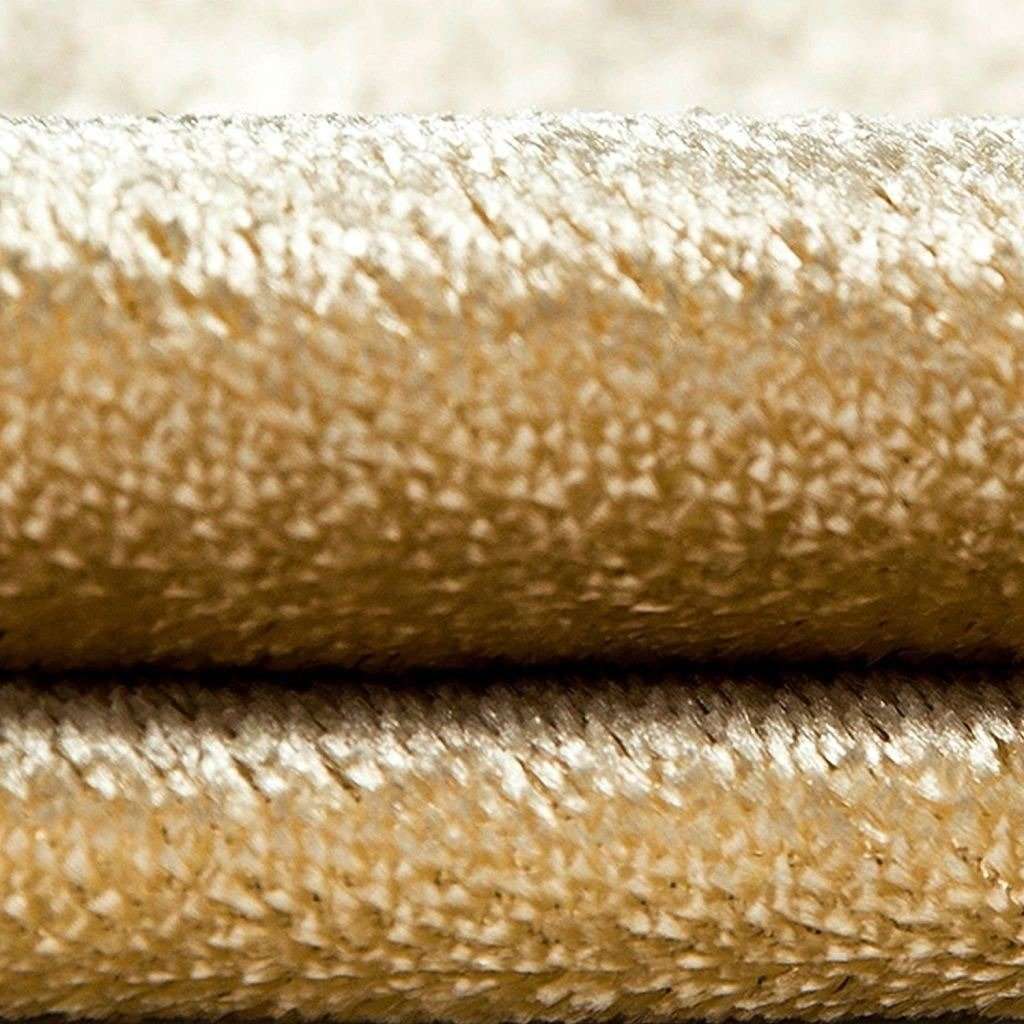 McAlister Textiles Crushed Velvet Champagne Gold Fabric Fabrics 