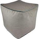 Load image into Gallery viewer, McAlister Textiles Deluxe Velvet Beige Mink Cube Seat Stool Square Stool 
