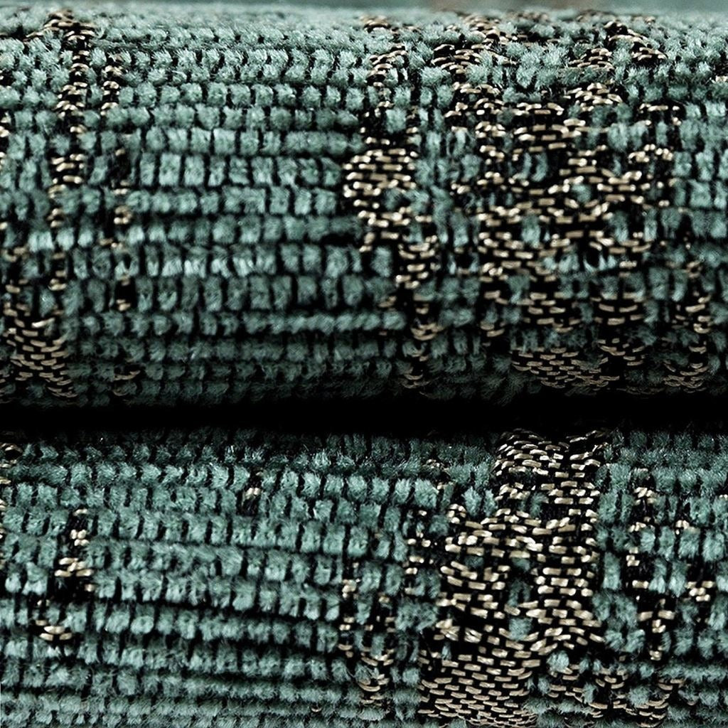 McAlister Textiles Textured Chenille Teal / Mineral Fabric Fabrics 