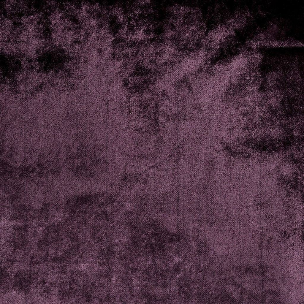 McAlister Textiles Crushed Velvet Aubergine Purple Fabric Fabrics 1 Metre 