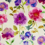 Load image into Gallery viewer, McAlister Textiles Renoir Floral Violet Purple Velvet Fabric Fabrics 1 Metre 
