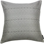 Load image into Gallery viewer, McAlister Textiles Colorado Geometric Charcoal Grey Cushion Cushions and Covers Polyester Filler 43cm x 43cm 
