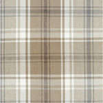 Load image into Gallery viewer, McAlister Textiles Angus Beige Cream Tartan Check Curtain Fabric Fabrics 1/2 Metre 
