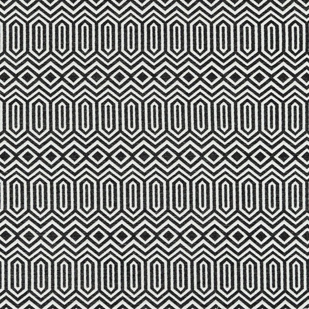 McAlister Textiles Colorado Geometric Black Fabric Fabrics 1 Metre 