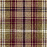 Load image into Gallery viewer, McAlister Textiles Angus Purple + Green Tartan Check Curtain Fabric Fabrics 

