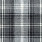 Load image into Gallery viewer, McAlister Textiles Angus Charcoal Grey Tartan Check Curtain Fabric Fabrics 
